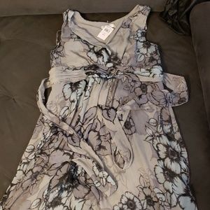 New Motherhood Maternity Flower Dress